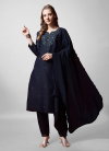 Navy Blue Colour Rayon With Embroidery Work Kurti With Pant Dupatta Aaradhna 1152 Online Wholesale